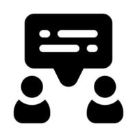 negotiation icon for your website, mobile, presentation, and logo design. vector