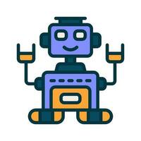 robot icon for your website, mobile, presentation, and logo design. vector