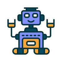 robot icono para tu sitio web, móvil, presentación, y logo diseño. vector