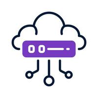 cloud computing icon for your website, mobile, presentation, and logo design. vector