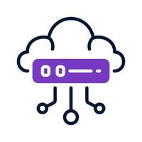 cloud computing icon for your website, mobile, presentation, and logo design. vector