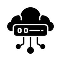 cloud computing icon for your website, mobile, presentation, and logo design. vector
