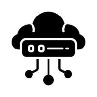 cloud computing icon for your website, mobile, presentation, and logo design. vector