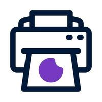 printer icon for your website, mobile, presentation, and logo design. vector