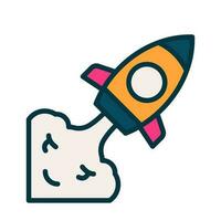 rocket icon for your website, mobile, presentation, and logo design. vector