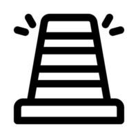 traffic cone icon for your website, mobile, presentation, and logo design. vector