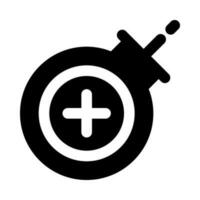 bomb icon for your website, mobile, presentation, and logo design. vector