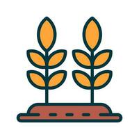 wheat icon for your website, mobile, presentation, and logo design. vector