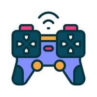 icono de gamepad para su sitio web, móvil, presentación y diseño de logotipo. vector