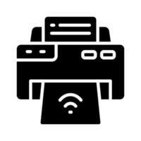 printer icon for your website, mobile, presentation, and logo design. vector