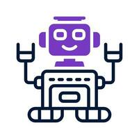 robot icono para tu sitio web, móvil, presentación, y logo diseño. vector