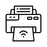 printer icon for your website, mobile, presentation, and logo design. vector