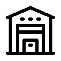 warehouse icon for your website, mobile, presentation, and logo design. vector