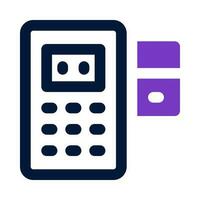 card machine icon for your website, mobile, presentation, and logo design. vector