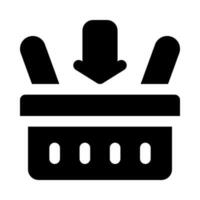 add to basket icon for your website, mobile, presentation, and logo design. vector