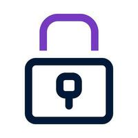 lock icon for your website, mobile, presentation, and logo design. vector