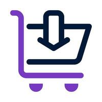 add to cart icon for your website, mobile, presentation, and logo design. vector