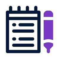 note icon for your website, mobile, presentation, and logo design. vector