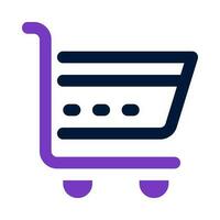 shopping cart icon for your website, mobile, presentation, and logo design. vector