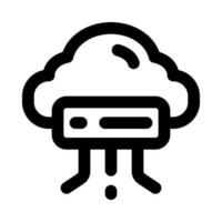 cloud computing icon for your website, mobile, presentation, and logo design. vector