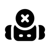 no candy icon for your website, mobile, presentation, and logo design. vector