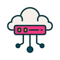 cloud computing icon for your website, mobile, presentation, and logo design. vector