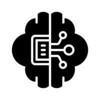 artificial intelligence icon for your website, mobile, presentation, and logo design. vector