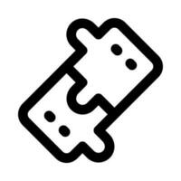 puzzle icon for your website, mobile, presentation, and logo design. vector