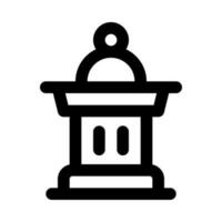 podium icon for your website, mobile, presentation, and logo design. vector