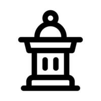 podium icon for your website, mobile, presentation, and logo design. vector