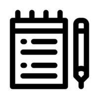 note icon for your website, mobile, presentation, and logo design. vector