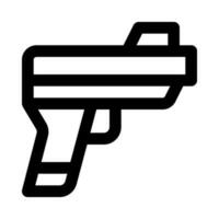 pistola icono para tu sitio web, móvil, presentación, y logo diseño. vector