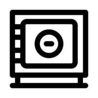 safe box icon for your website, mobile, presentation, and logo design. vector