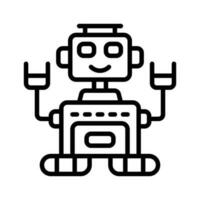 robot icon for your website, mobile, presentation, and logo design. vector