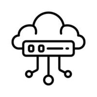 cloud computing icon for your website, mobile, presentation, and logo design. vector