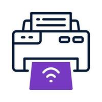 printer icon for your website, mobile, presentation, and logo design. vector