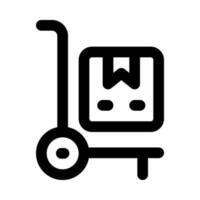 trolley icon for your website, mobile, presentation, and logo design. vector