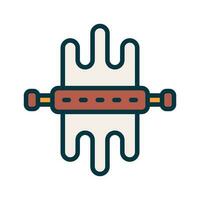 rolling pin icon for your website, mobile, presentation, and logo design. vector