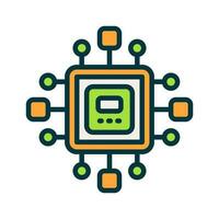 processor icon for your website, mobile, presentation, and logo design. vector