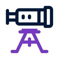 telescope icon for your website, mobile, presentation, and logo design. vector