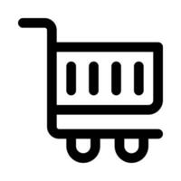 shopping cart icon for your website, mobile, presentation, and logo design. vector