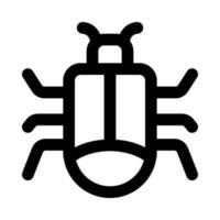 bug icon for your website, mobile, presentation, and logo design. vector