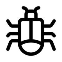 bug icon for your website, mobile, presentation, and logo design. vector