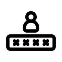 password icon for your website, mobile, presentation, and logo design. vector