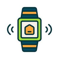 icono de reloj inteligente para su sitio web, móvil, presentación y diseño de logotipo. vector