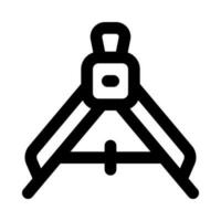 drawing compass icon for your website, mobile, presentation, and logo design. vector