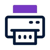 printer icon for your website, mobile, presentation, and logo design. vector