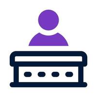 boss icon for your website, mobile, presentation, and logo design. vector
