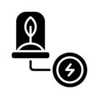 eco energy icon for your website, mobile, presentation, and logo design. vector