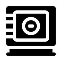 safe box icon for your website, mobile, presentation, and logo design. vector